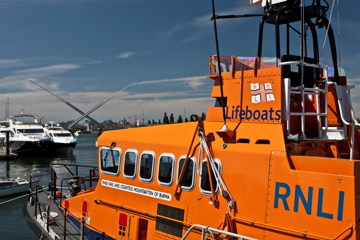 RNLI lifeboat on the water